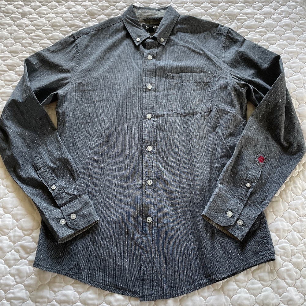 Betabrand Button Down‎ Shirt Size Small Organic Cotton